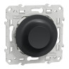 Wiser Odace - variateur rotatif LED - 2 fils - zigbee - anthracite - S540513W Schneider Electric