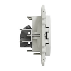 Odace - prise double RJ45 cat.6 STP - grade 2TV min à grade 3TV - blanc - S520486 Schneider Electric