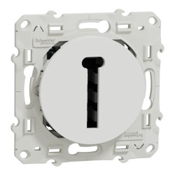 Odace - conjoncteur en T - blanc - 8 contacts - S520496 Schneider Electric