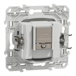 Odace - prise TV/FM - blanc - individuelle - griffes montées - S525451 Schneider Electric