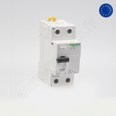 Residual Current Circuit Breaker ilD  - A9R11225 - IID 2P 25A 30MA AC