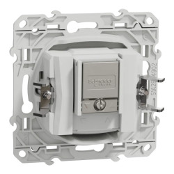 Odace - prise TV/FM/SAT - blanc - 1 entrée - griffes montées - S525461 Schneider Electric
