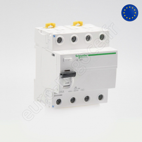 Residual Current Circuit Breaker ilD  - A9R11425 - IID 4P 25A 30MA AC