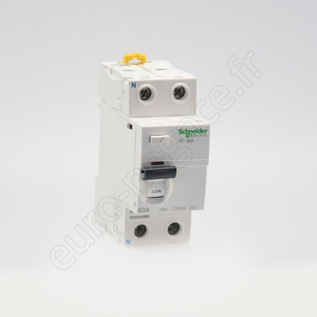 Interrupteur-différentiel iID  - A9R12263 - IID 2P 63A 100MA AC