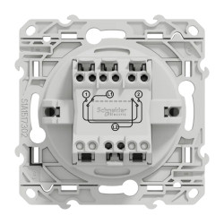 Odace - permutateur - aluminium - 10A - S530205 Schneider Electric
