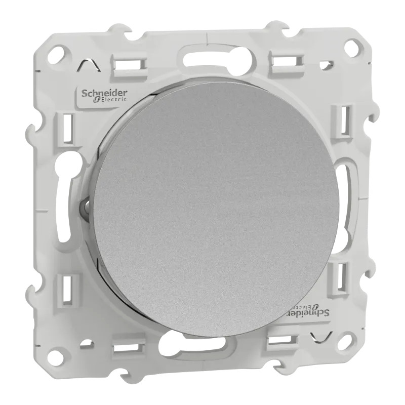 Odace - poussoir - aluminium - 10A - S530206 Schneider Electric
