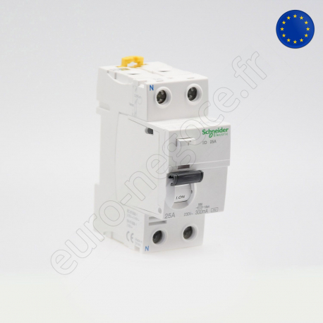 Residual Current Circuit Breaker ilD  - A9R14225 - IID 2P 25A 300MA AC