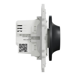 Wiser Odace - variateur rotatif LED - 2 fils - zigbee - anthracite - S540513W Schneider Electric