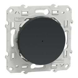Wiser Odace - variateur poussoir - 2 fils - zigbee - anthracite - S540522W Schneider Electric