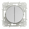 Odace - double va-et-vient - aluminium  - connexion rapide - S530214 Schneider Electric