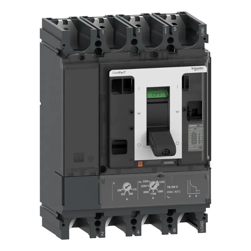 NSX500 DC PV DISJ 4P4D 500A - C63F4TM500D1 Schneider Electric