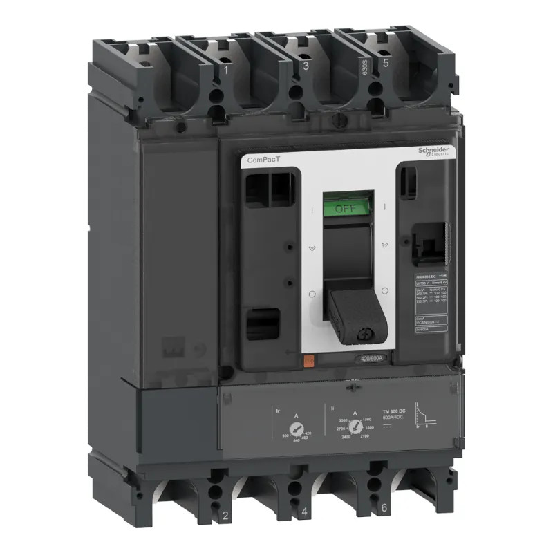NSX630SDC DISJ 4P4D 600A - C63S4TM600D Schneider Electric