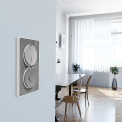 Odace - double va-et-vient - aluminium  - connexion rapide - S530214 Schneider Electric