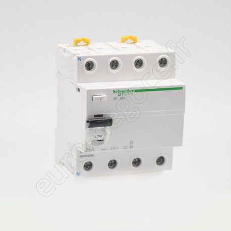 Residual Current Circuit Breaker ilD  - A9R31425 - IID 4P 25A 30MA ASI