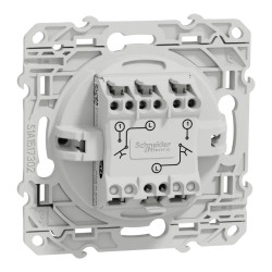 Odace - double poussoir - aluminium  - connexion rapide - S530216 Schneider Electric