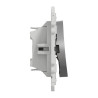 Odace - interrupteur VMC - aluminium - sans position arrêt - S530233 Schneider Electric