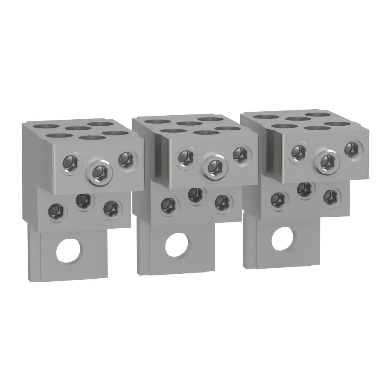 Bornes Alu 6 câbles 35mm² - 3P - TPSCON47 Schneider Electric