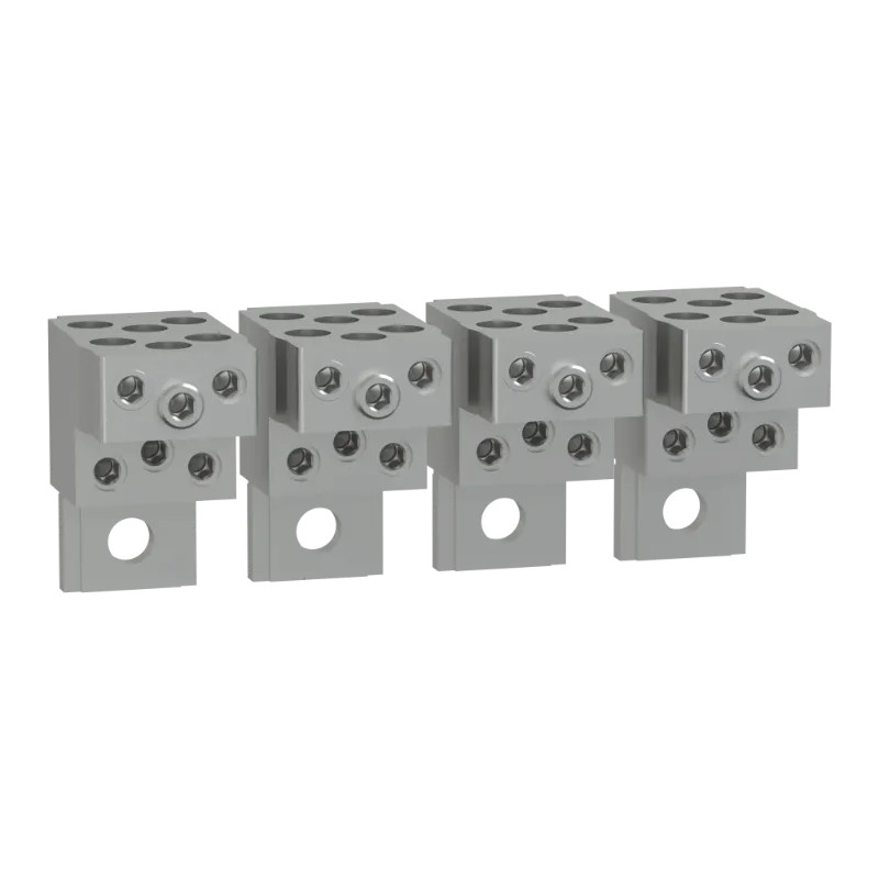 Bornes Alu 6 câbles 35mm² - 4P - TPSCON48 Schneider Electric