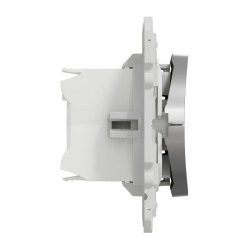 Odace - interrupteur VMC - aluminium - avec position arrêt - S530243 Schneider Electric