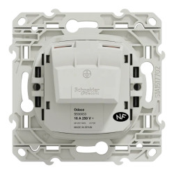 Odace - prise de courant 2P - aluminium - connexion à vis - S530033 Schneider Electric