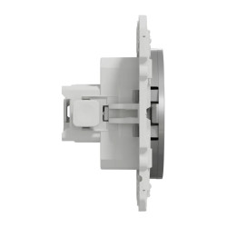 Odace - prise de courant 2P+T alu - 4 connexions rapides par pôle - S530049 Schneider Electric