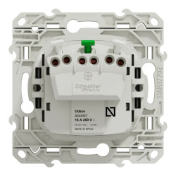 Odace - prise de courant 2P+T - aluminium- standard Schuko allemand - S530057 Schneider Electric
