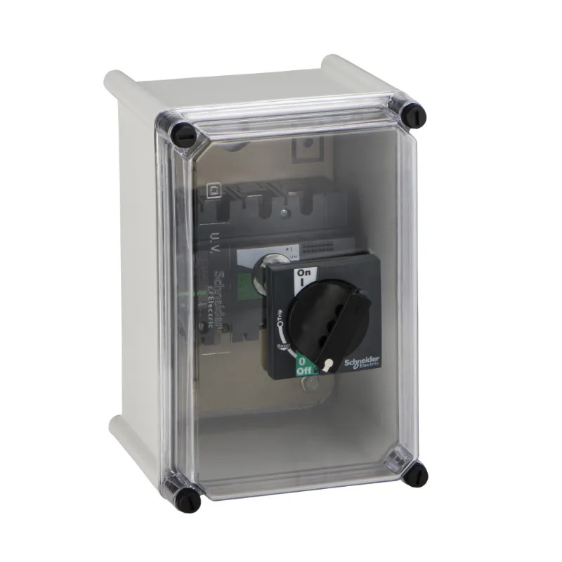 coffret étanche pour Interpact INS40 à 160 poignée noire plastique - 28967 Schneider Electric