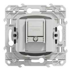 Odace - prise TV/FM/SAT - aluminium - 1 entrée - S530461 Schneider Electric