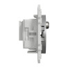 Odace - prise TV/FM/SAT - aluminium - 1 entrée - S530461 Schneider Electric