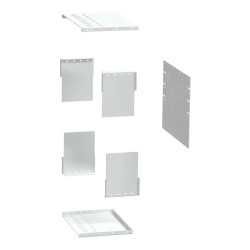 PrismaSeT P - Capot raccordement reporté - 4 à 6M - Forme 4b - L200 - LVS04954 Schneider Electric