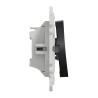 Odace - poussoir - anthracite - 10A - S540206 Schneider Electric