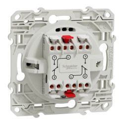 Odace - double va-et-vient anthracite - S540214 Schneider Electric