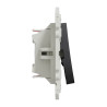 Odace - double va-et-vient anthracite - S540214 Schneider Electric