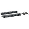 PrismaSeT P - Support fixe - JdB vertical latéral - LGYE ou BS 5/10 mm - LVS04661 Schneider Electric