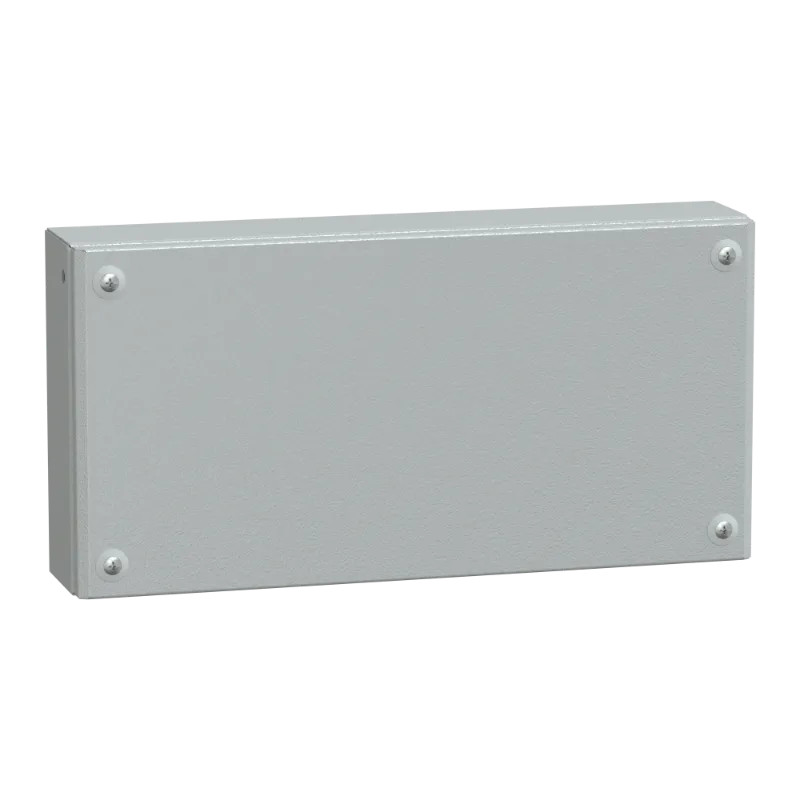 PanelSeT SBM - boite acier - 200x400x80mm - couvercle plein - NSYSBM20408 Schneider Electric