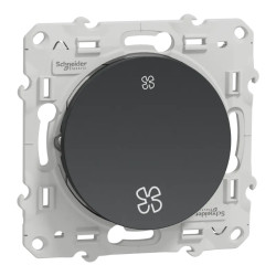 Odace - interrupteur VMC sans position arrêt - anthracite - S540233 Schneider Electric