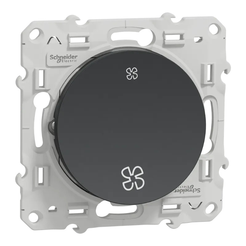 Odace - interrupteur VMC sans position arrêt - anthracite - S540233 Schneider Electric