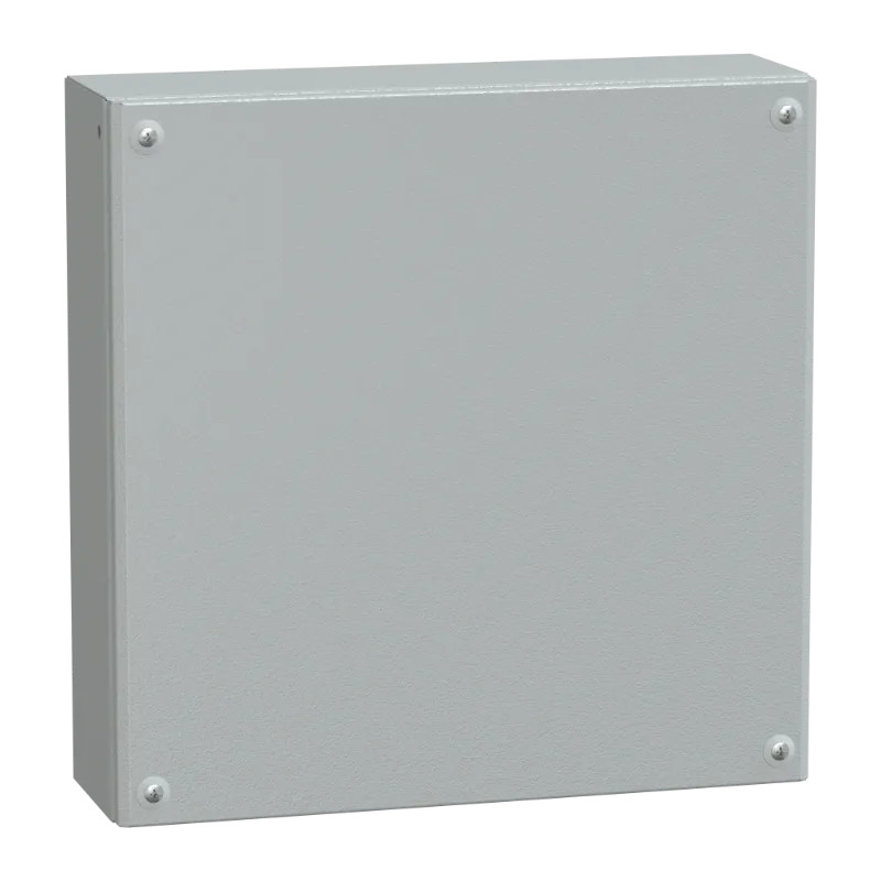 PanelSeT SBM - boite acier - 400x400x120mm - couvercle plein - NSYSBM404012 Schneider Electric