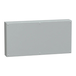 PanelSeT SBM - boite acier - 400x80x120mm - couvercle plein - NSYSBM408012 Schneider Electric