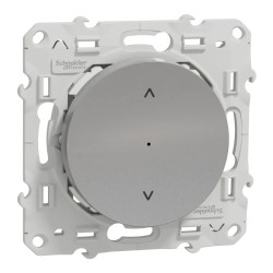 Wiser Odace - interrupteur volet-roulant - 4A - zigbee - alu - S530567W Schneider Electric