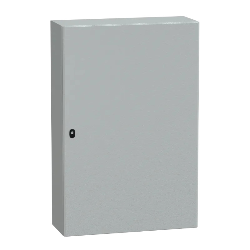 PanelSeT S3D - Enveloppe acier - H1200xL800xP300 - porte pleine - NSYS3D12830 Schneider Electric