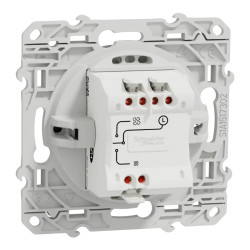 Odace - interrupteur VMC avec position arrêt -  anthracite - S540243 Schneider Electric