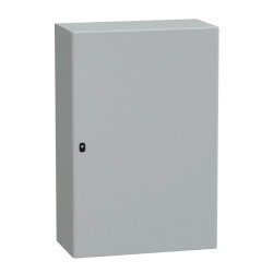 PanelSeT S3D - Enveloppe acier - H1200xL800xP400 - porte pleine - NSYS3D12840 Schneider Electric