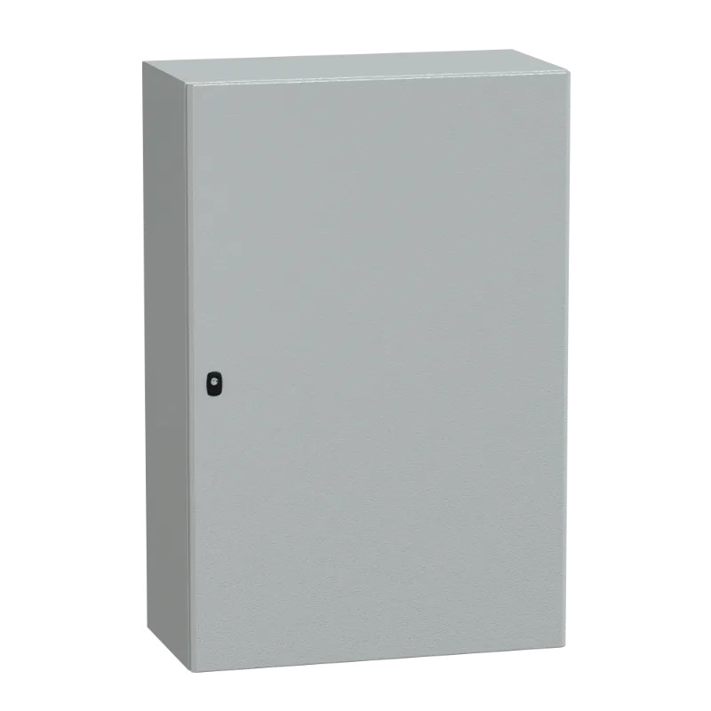 PanelSeT S3D - Enveloppe acier - H1200xL800xP400 - porte pleine - NSYS3D12840 Schneider Electric