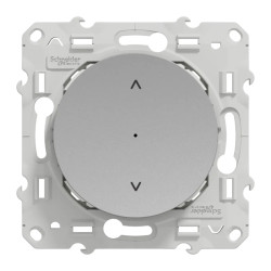 Wiser Odace - interrupteur volet-roulant - 4A - zigbee - alu - S530567W Schneider Electric