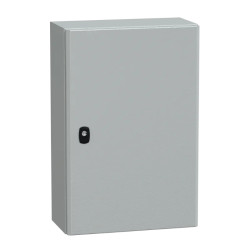 PanelSeT S3D - Enveloppe acier - H600xL400xP200 - porte pleine - NSYS3D6420 Schneider Electric