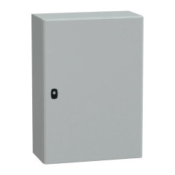 PanelSeT S3D - Enveloppe acier - H700xL500xP250 - châssis plein - NSYS3D7525P Schneider Electric