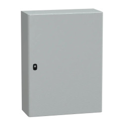PanelSeT S3D - Enveloppe acier - H800xL600xP250 - châssis plein - NSYS3D8625P Schneider Electric