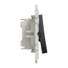 Odace - va-et-vient + poussoir anthracite - 10A - S540285 Schneider Electric