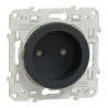 Odace - prise de courant 2P - anthracite - connexions à vis - S540033 Schneider Electric